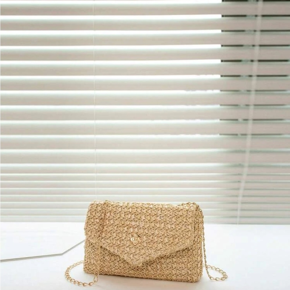 COPY - Elegant Cream Woven Bag